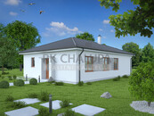 Prodej výstavby zděného domu 4+kk, en. třída B, Hosín u Českých Budějovic, parcela 750 m2, cena 8675000 CZK / objekt, nabízí
