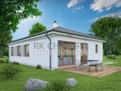Prodej zděného nízkoenergetického domu 3+kk, výstavba, Hosín u Českých Budějovic, parcela 590 m2, cena 7581000 CZK / objekt, nabízí