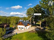 Nový dům s dvěma apartmány - Bližší Lhota, klidná strana přehrady, pár kroků od Lipna, cena 21990000 CZK / objekt, nabízí 